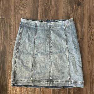 Free people Jean skirt